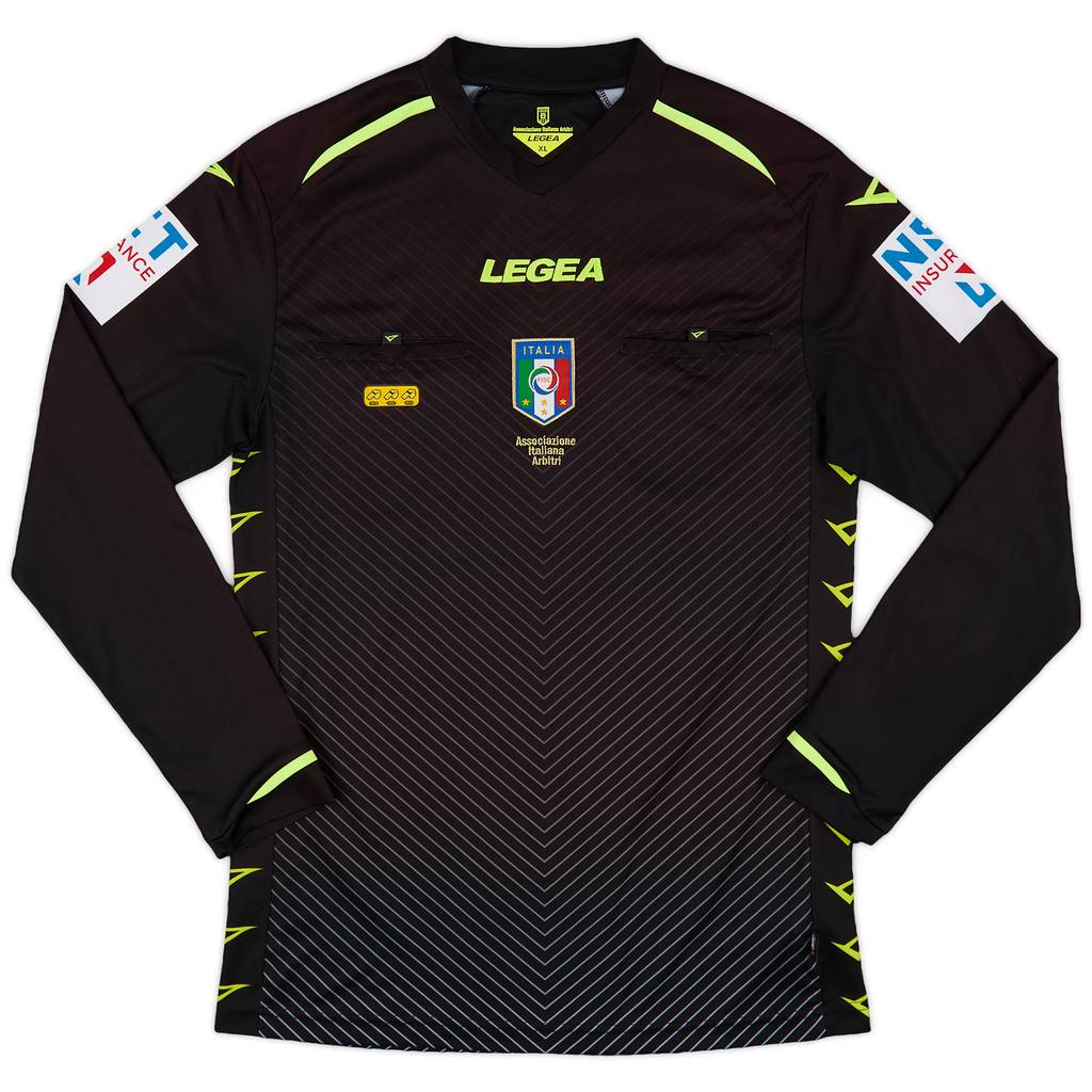 2014-15 Italy FIGC Legea Referee L/S Shirt - 10/10 - (XL)