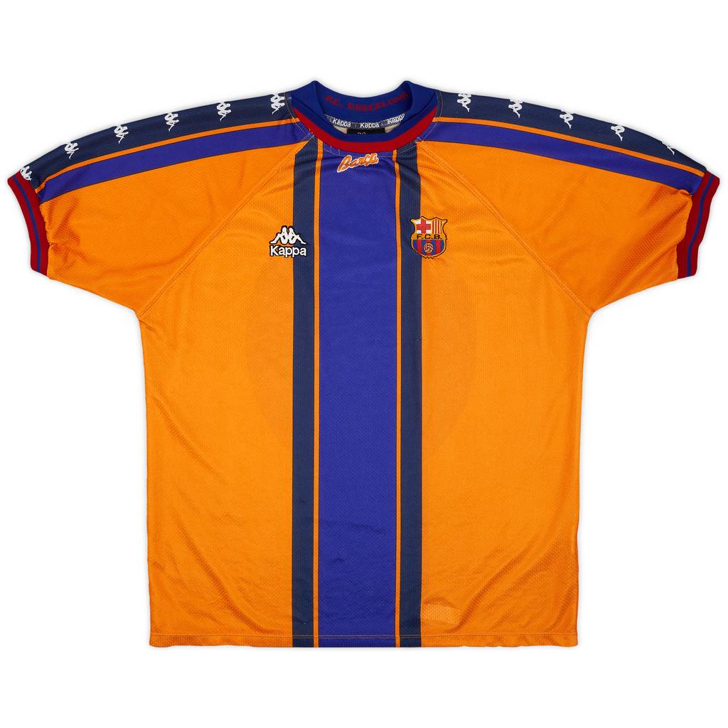 1997-98 Barcelona Away Shirt - 9/10 - (L)