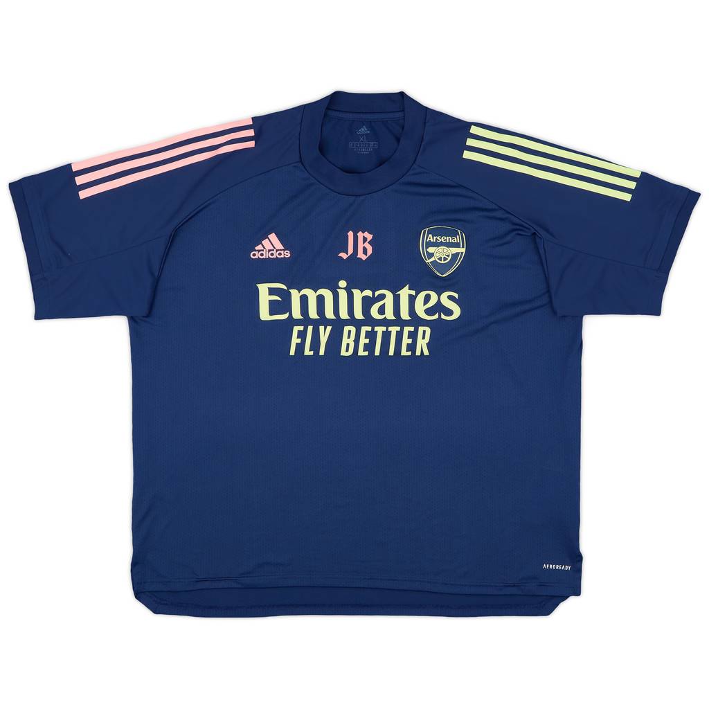 2020-21 Arsenal Staff Issue adidas Training Shirt JB - 8/10 - (XL)