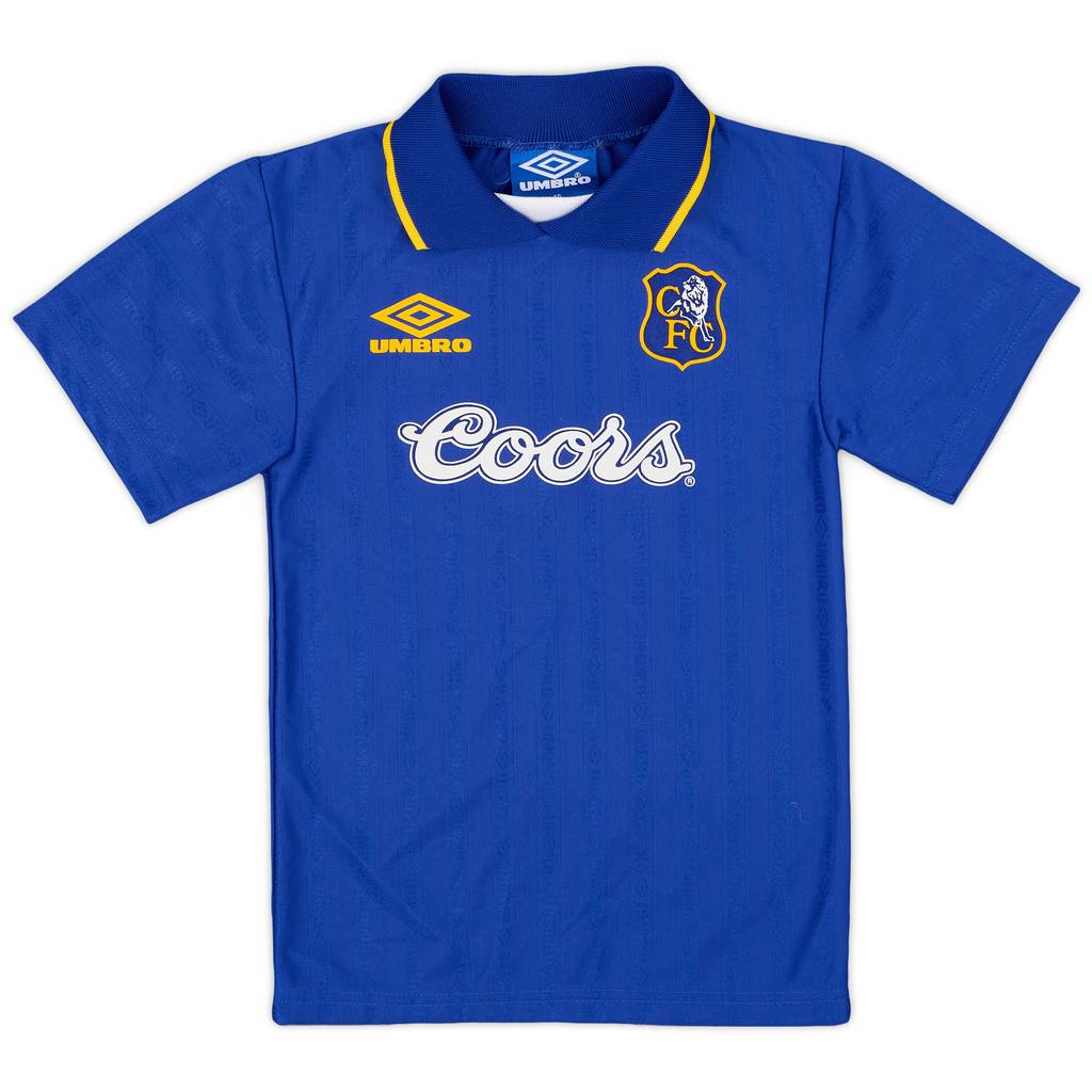 1995-97 Chelsea Home Shirt - 8/10 - (S.Boys)