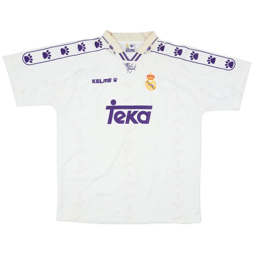 1996-97 Real Madrid Home Shirt - 7/10 - (XL)