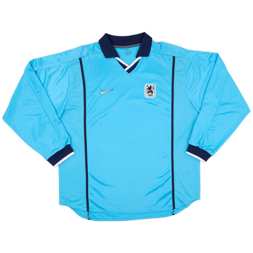 1999-01 1860 Munich Player Issue Home L/S Shirt - 9/10 - (XL)