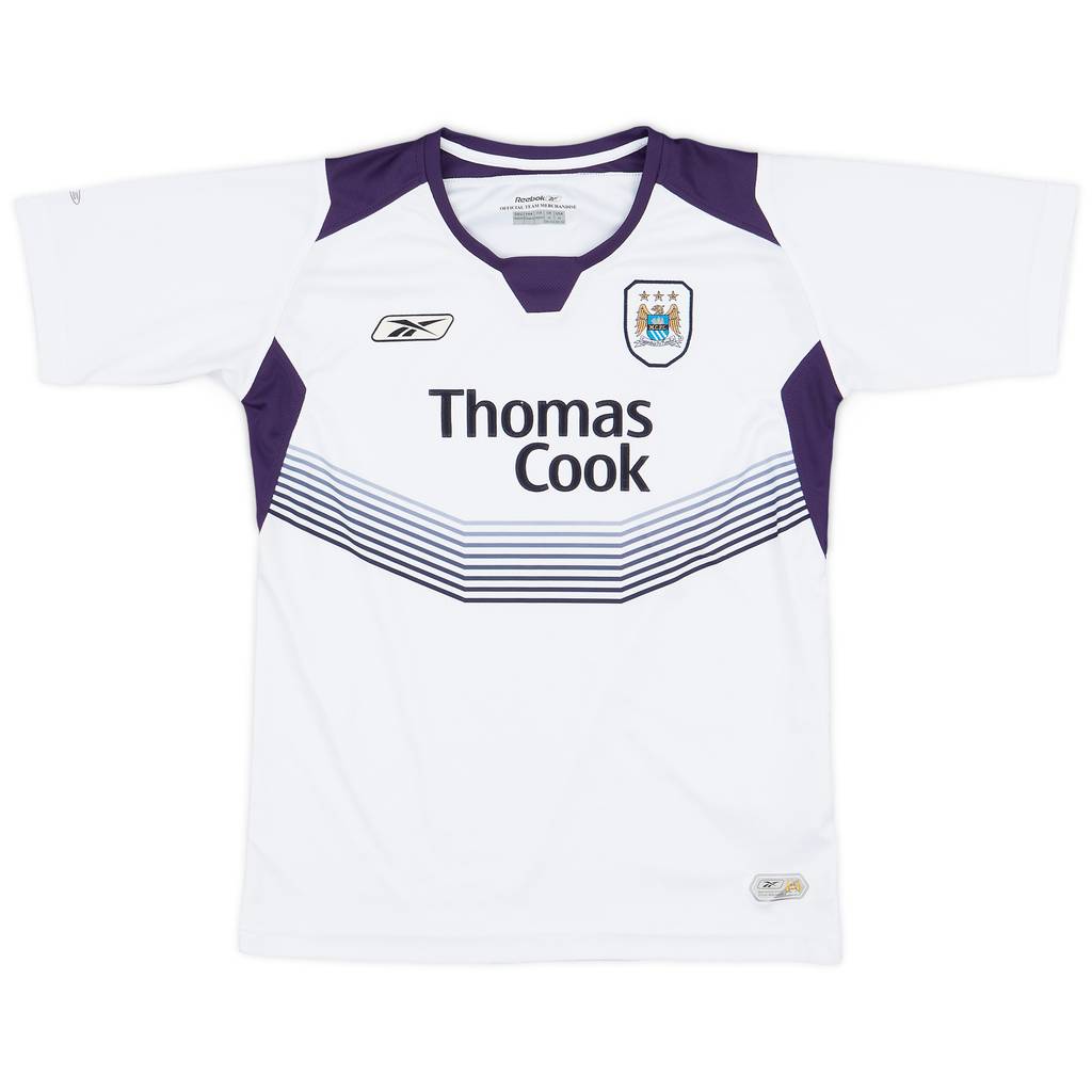 2004-05 Manchester City Away Shirt - 8/10 - (M.Boys)