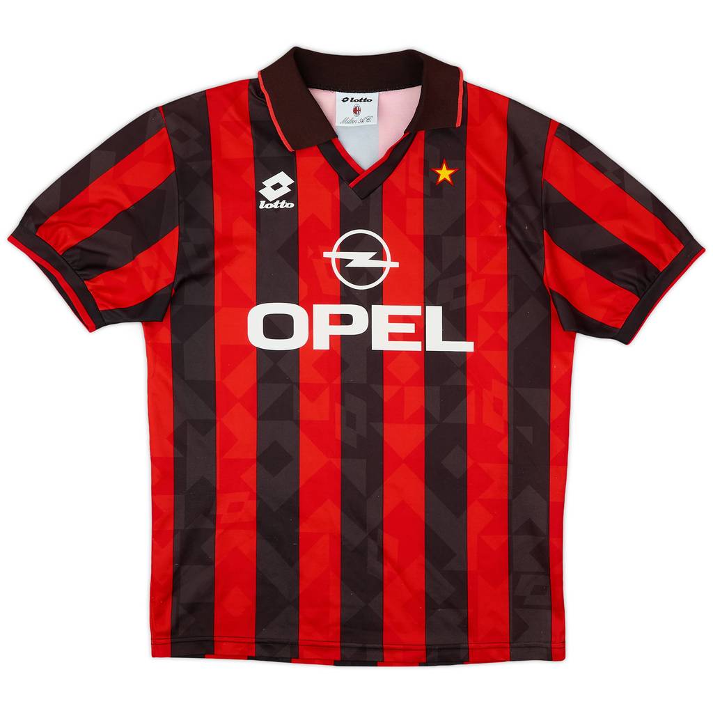 1994-95 AC Milan Home Shirt - 7/10 - (M)