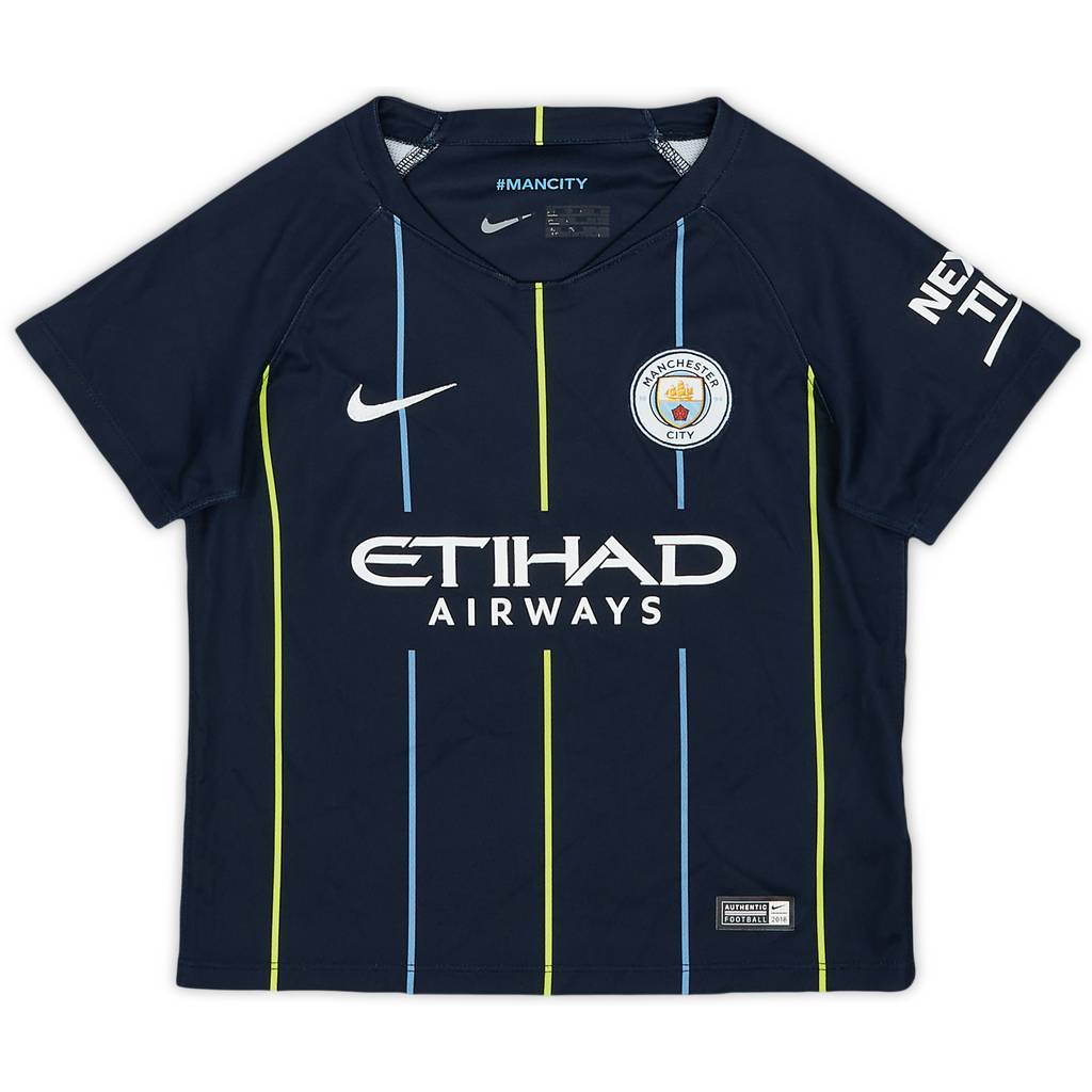 2018-19 Manchester City Away Shirt - 8/10 - (3-4 Years)