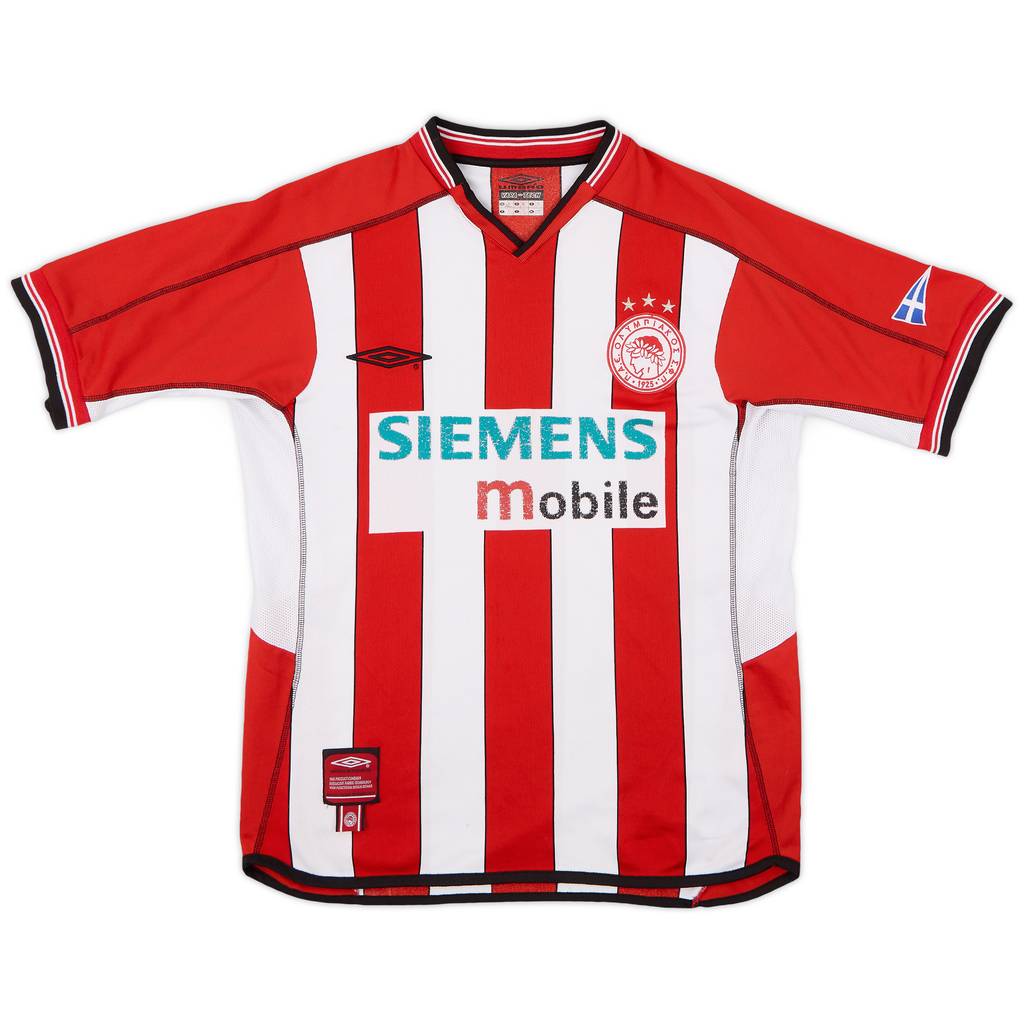 2000-01 Olympiakos Home Shirt - 5/10 - (S)