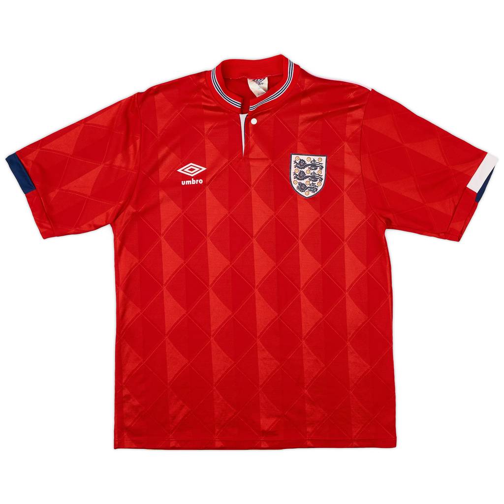 1988-89 England Away Shirt - 8/10 - (M)