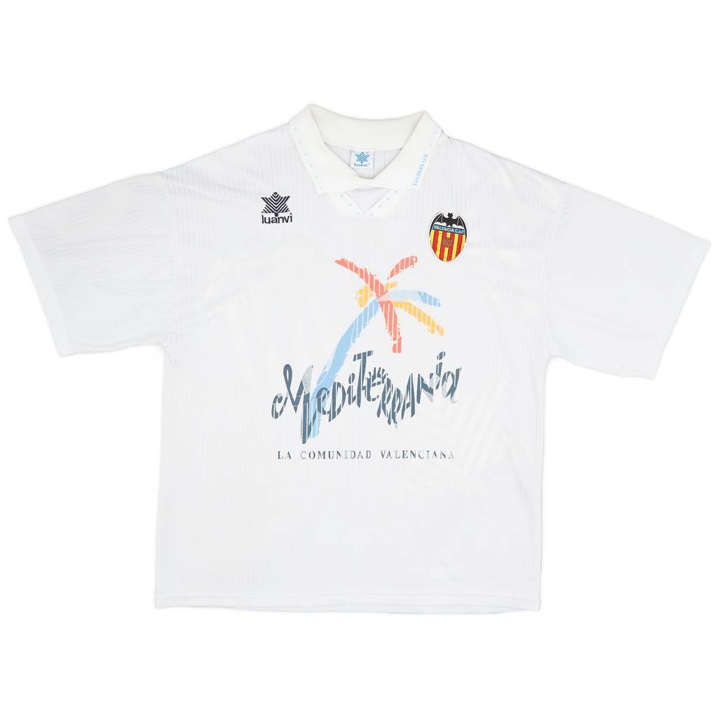 1993-94 Valencia Home Shirt - 7/10 - (XL)