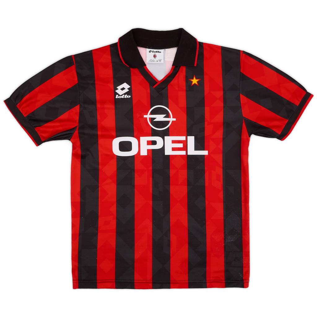 1994-95 AC Milan Home Shirt - 6/10 - (L)