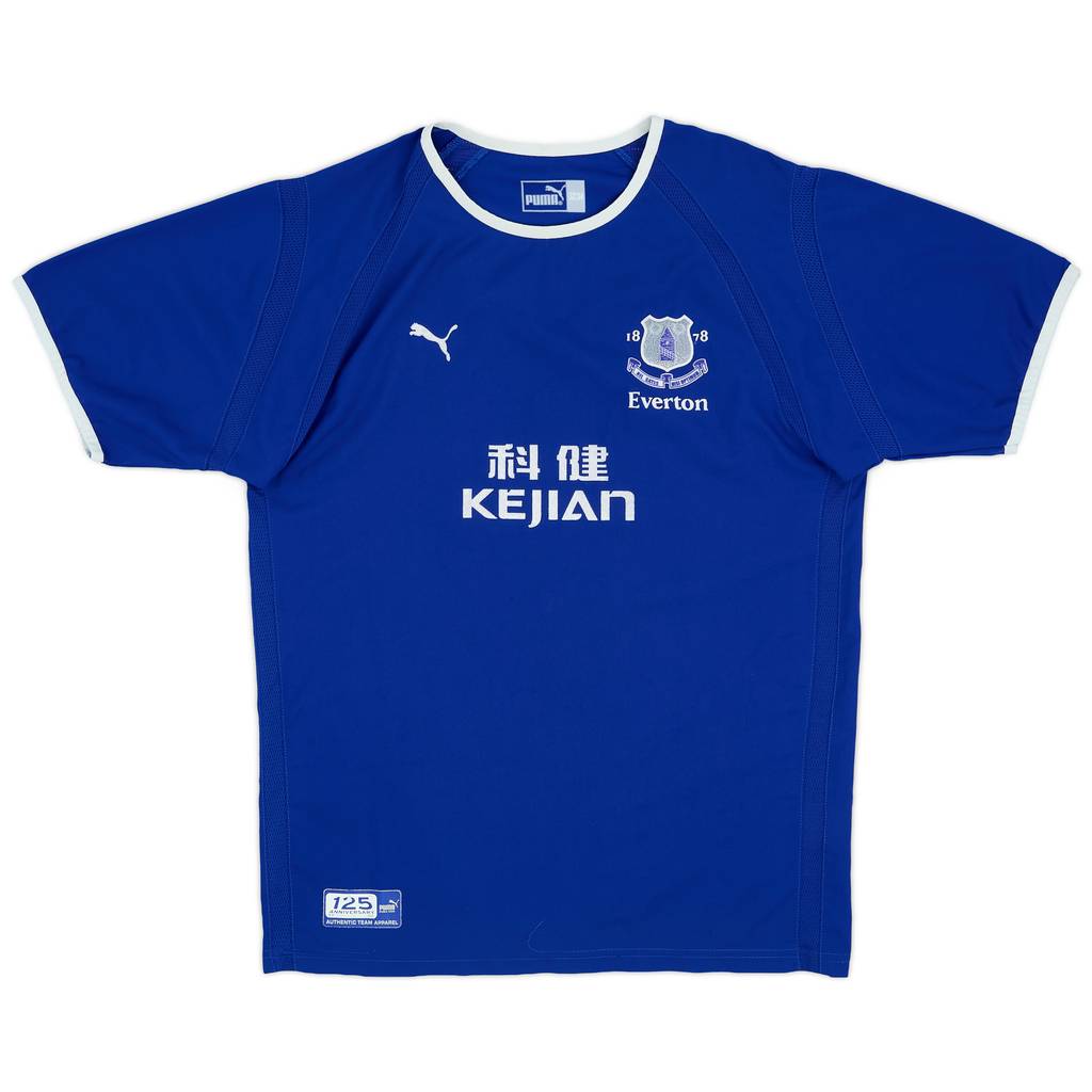 2003-04 Everton Home Shirt - 8/10 - (XL.Boys)