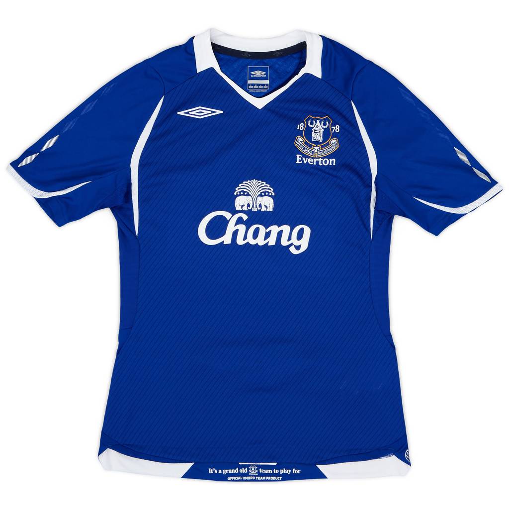 2008-09 Everton Home Shirt - 9/10 - (Women's S)