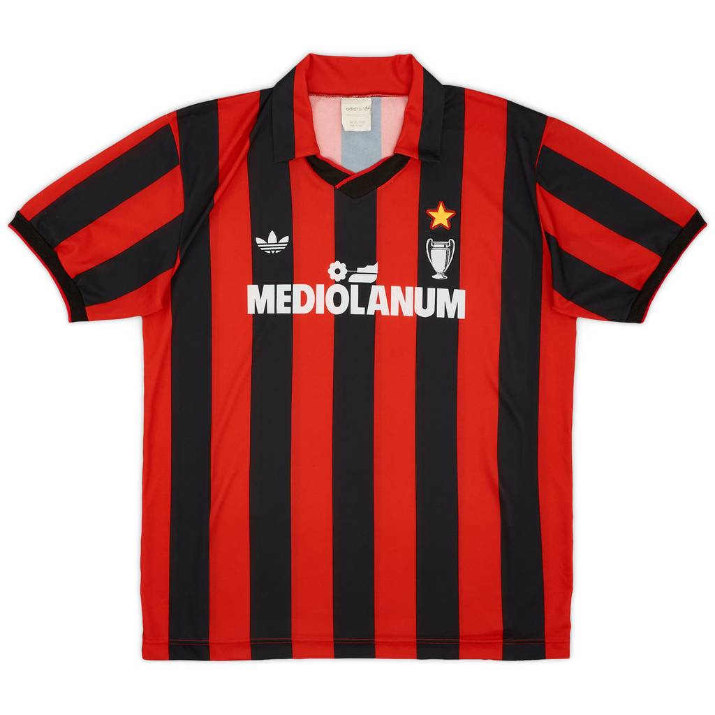 1990-91 AC Milan Home Shirt - 6/10 - (L)