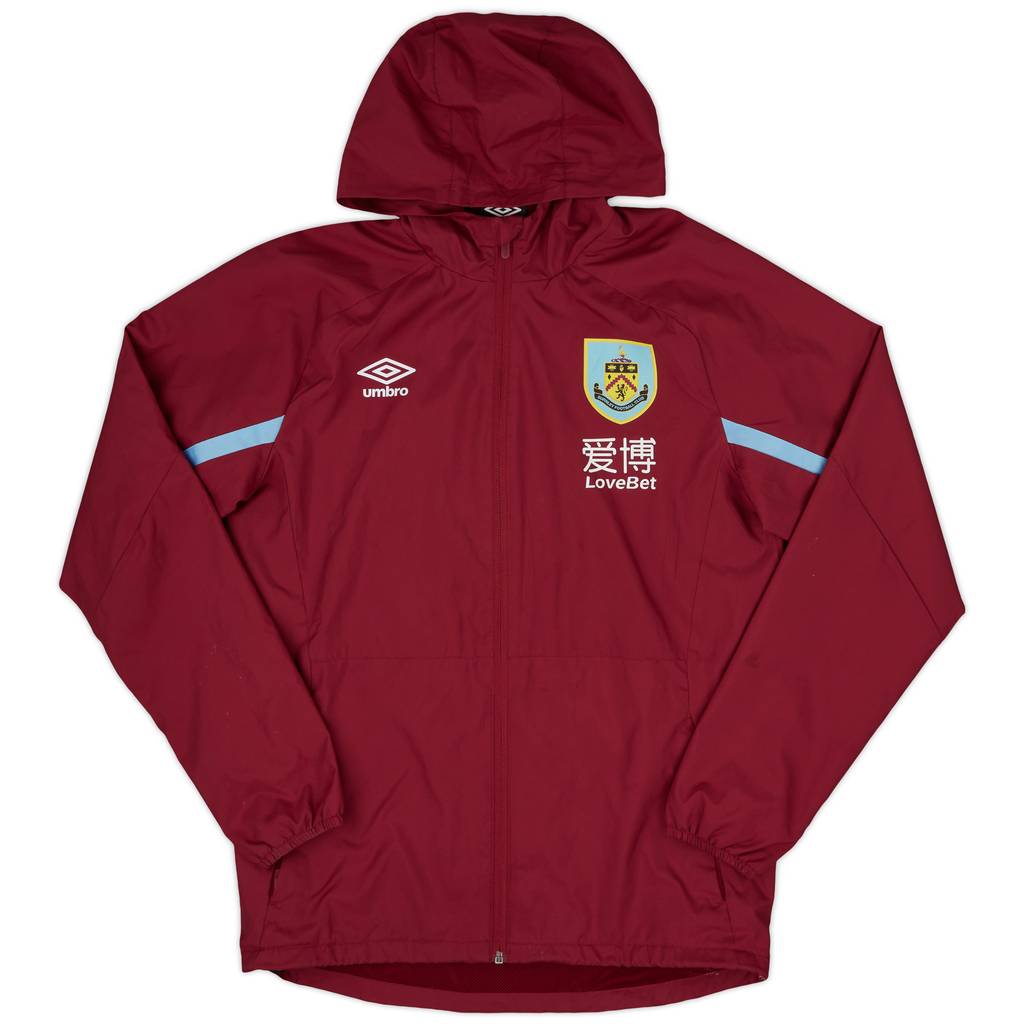 2019-20 Burnley Umbro Hooded Rain Jacket - 7/10 - (S)