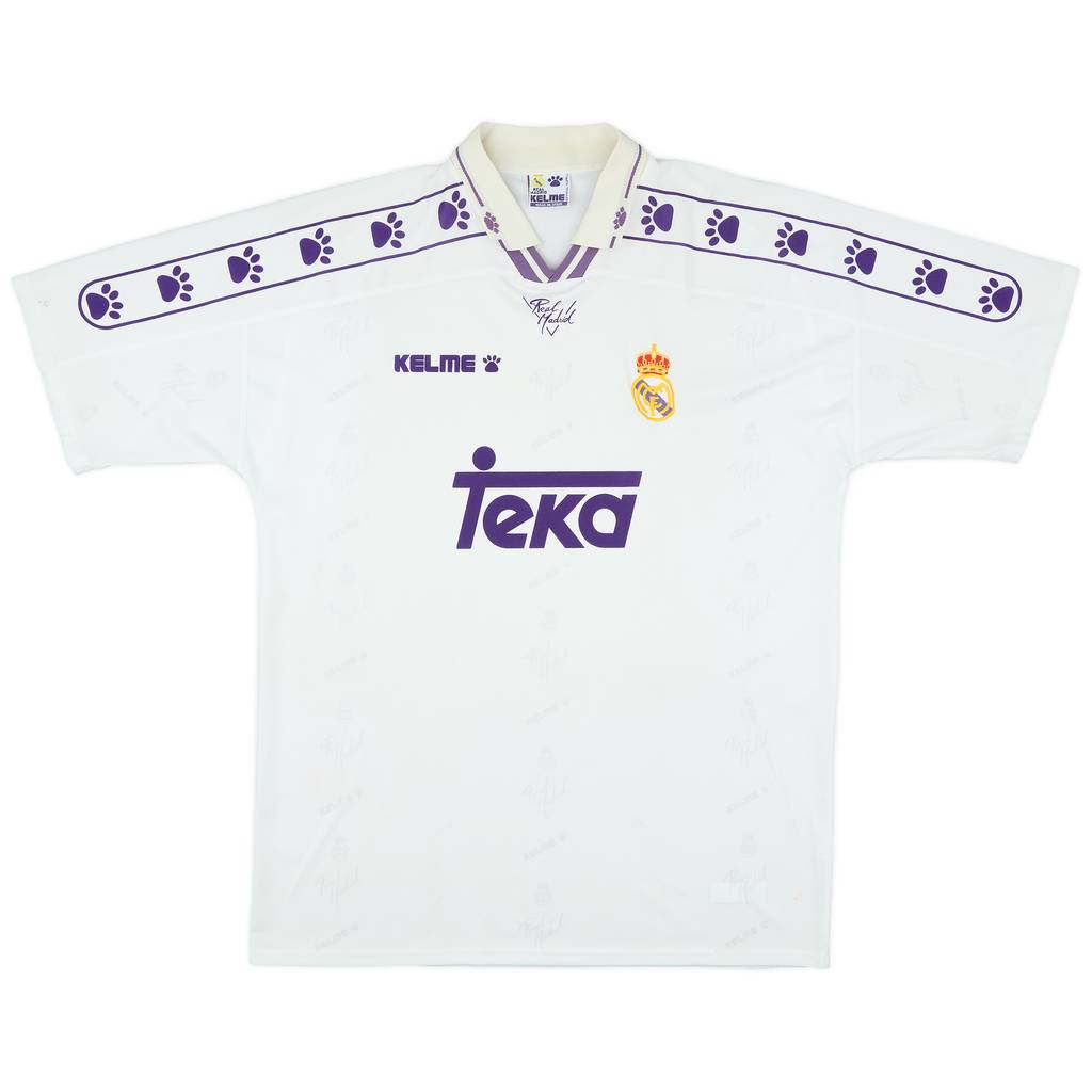 1994-96 Real Madrid Home Shirt - 5/10 - (XL)