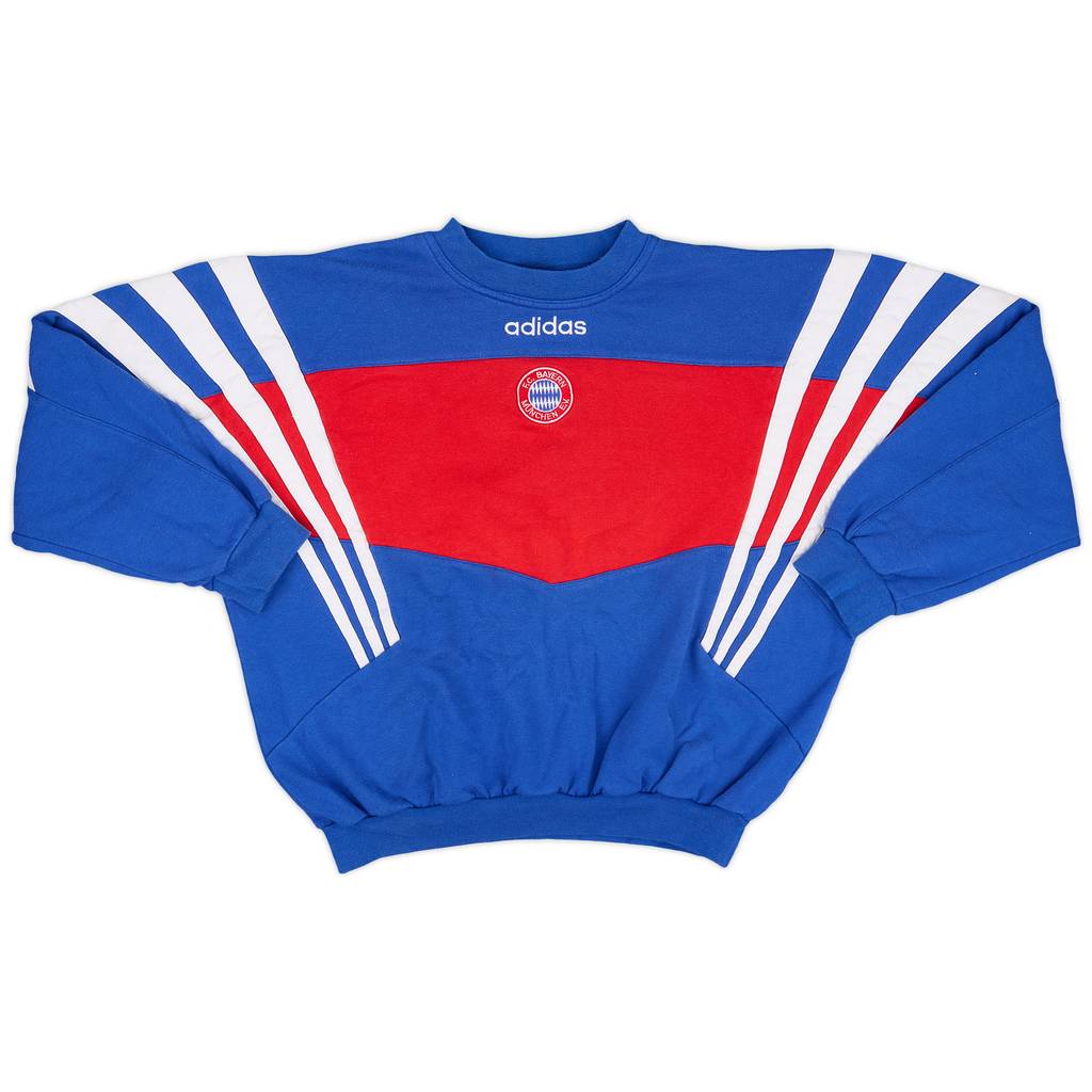 1995-96 Bayern Munich adidas Sweat Top - 8/10 - (M)