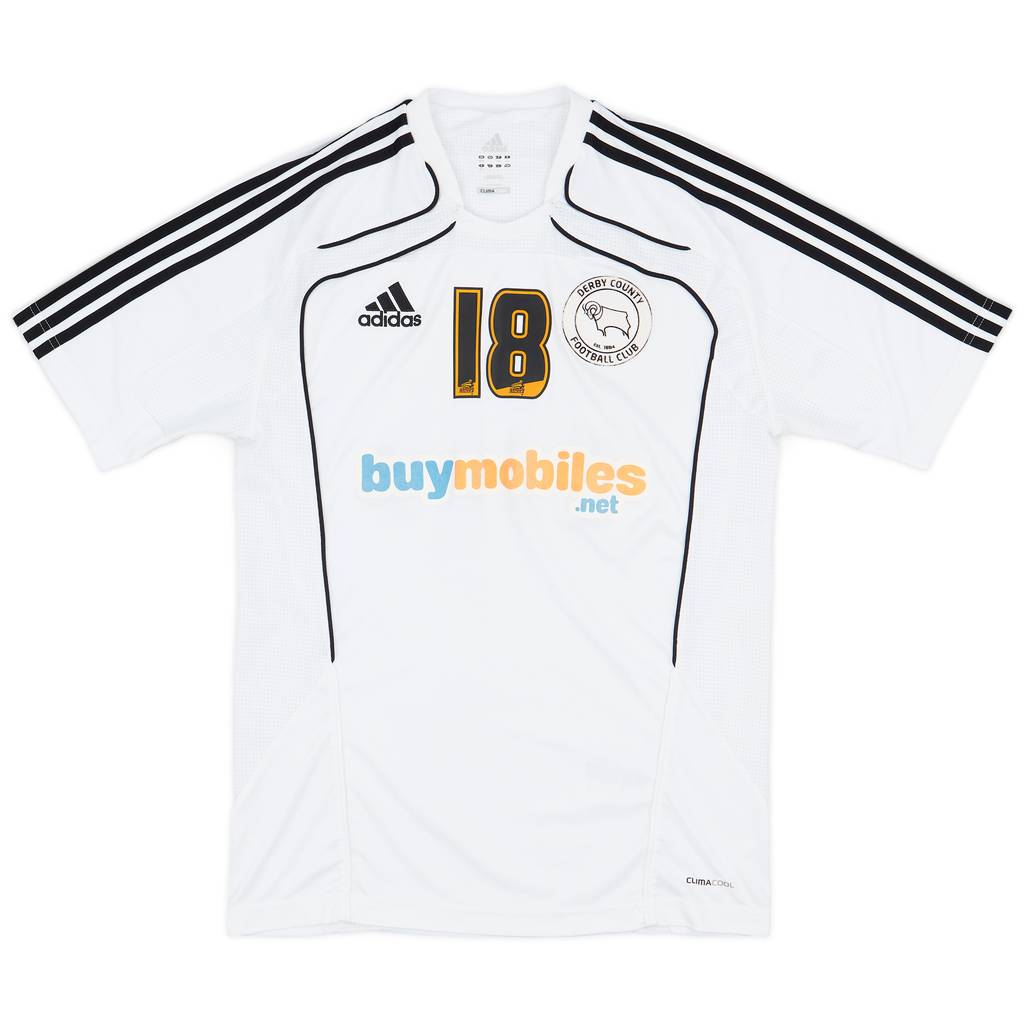 2010-11 Derby County Player Issue adidas Training Shirt #18 - 9/10 - (M)
