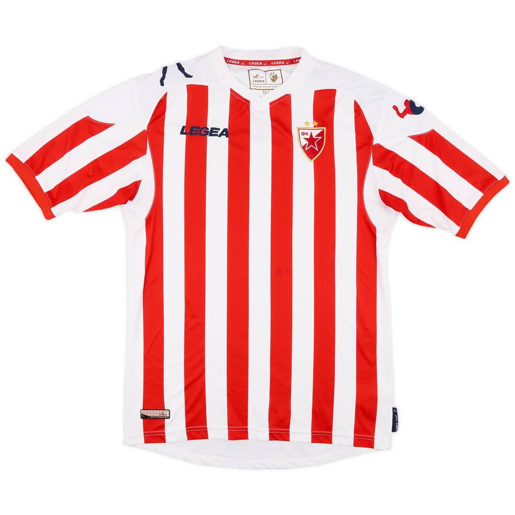 2012-13 Red Star Belgrade Home Shirt - 7/10 - (XL)