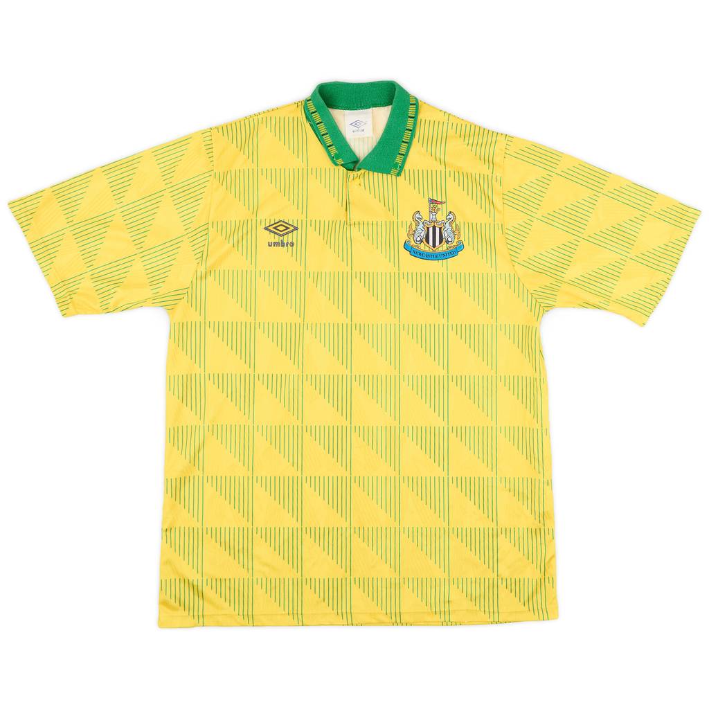 1991-93 Newcastle Away Shirt - 8/10 - (L)