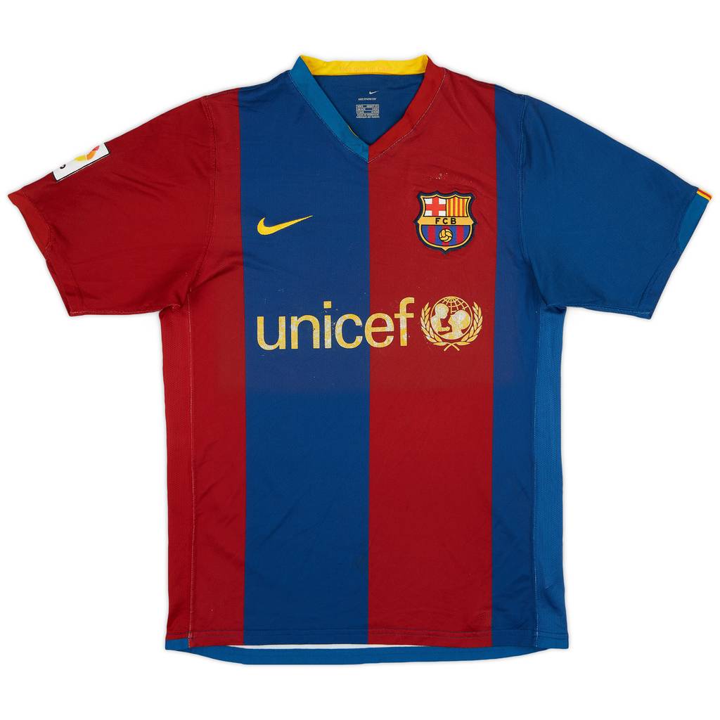 2006-07 Barcelona Home Shirt - 4/10 - (S)