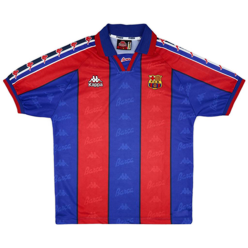 1995-97 Barcelona Home Shirt - 8/10 - (S)