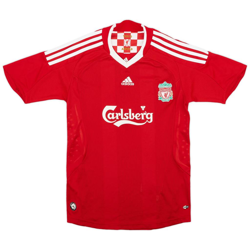 2008-10 Liverpool Home Shirt - 8/10 - (M.Boys)