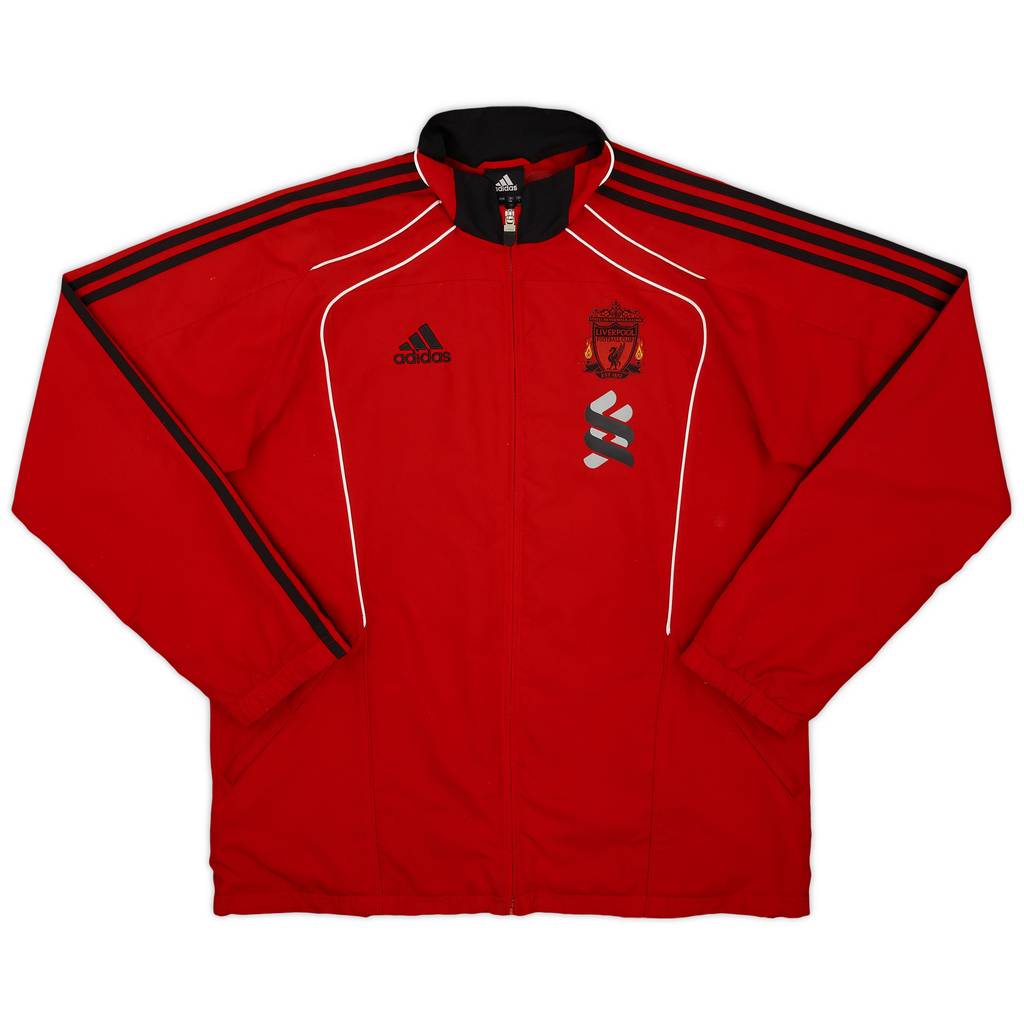 2010-11 Liverpool adidas Track Jacket - 9/10 - (L)