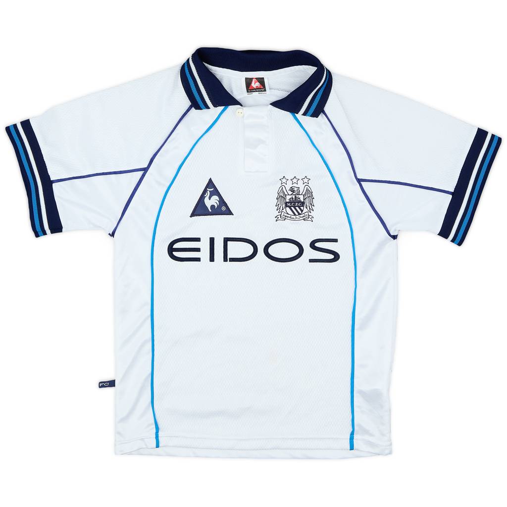 1999-00 Manchester City Away Shirt - 7/10 - (7-8 Years)