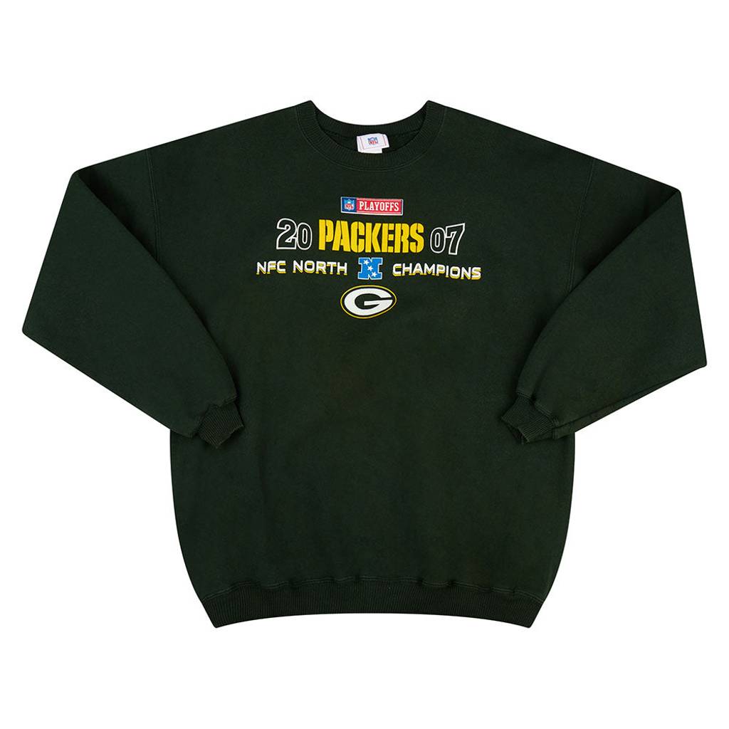 2007 Green Bay Packers NFC North Champions NFL Sweat Top L
