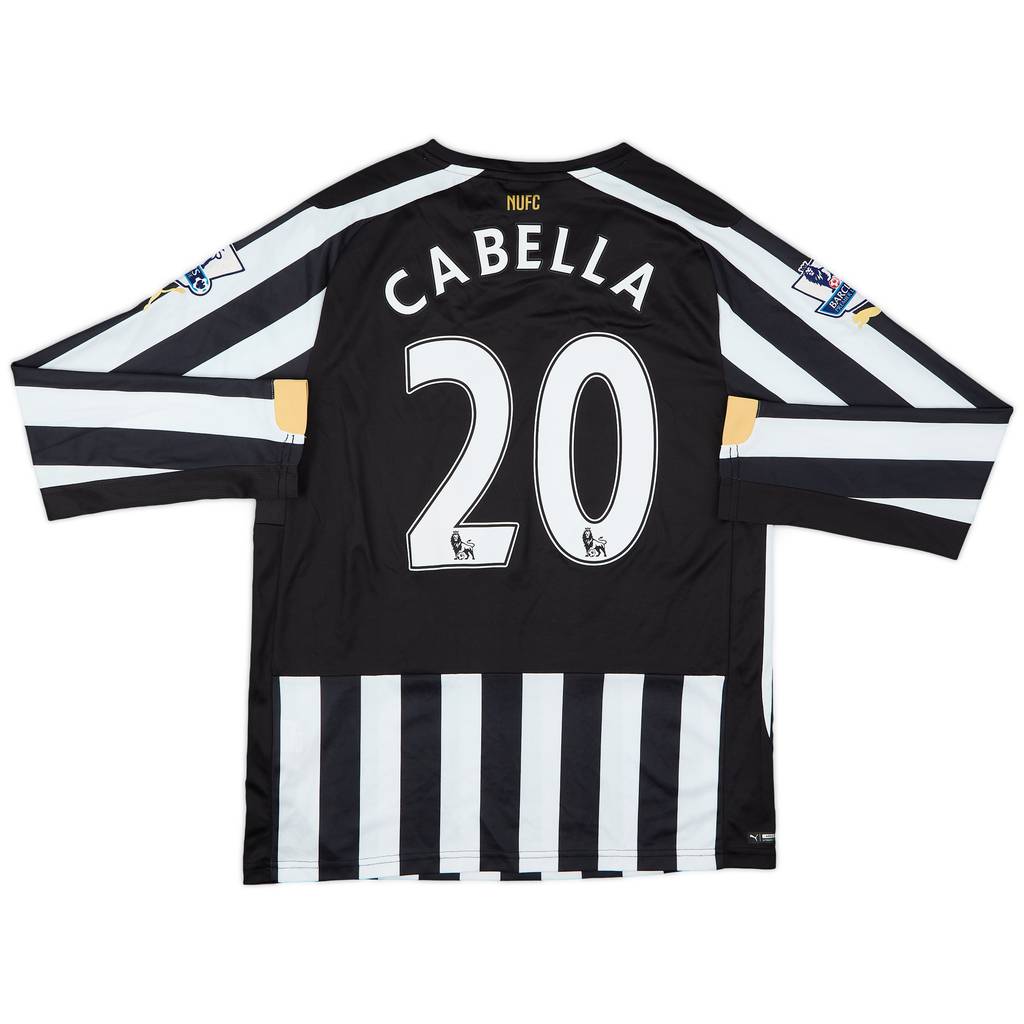 2014-15 Newcastle Home L/S Shirt Cabella #20 - 9/10 - (S)