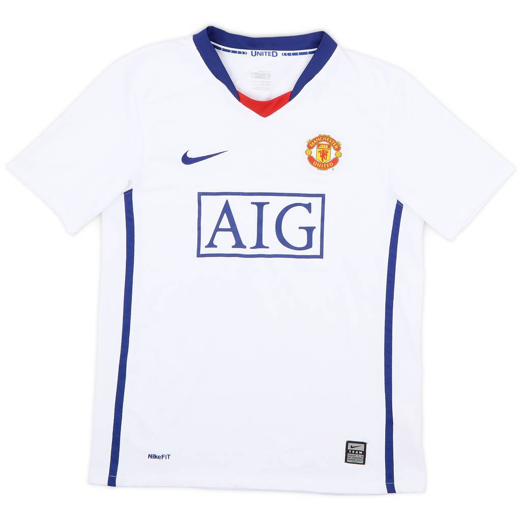 2008-10 Manchester United Away Shirt - 6/10 - (L.Boys)