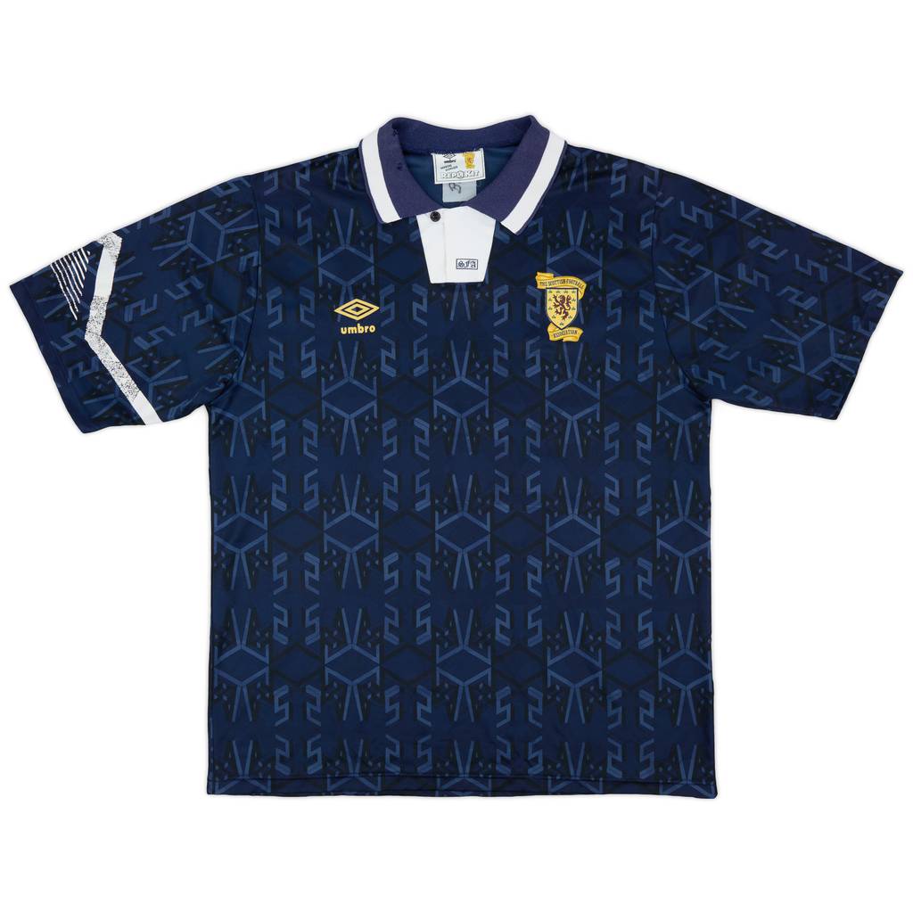 1991-94 Scotland Home Shirt - 8/10 - (L)