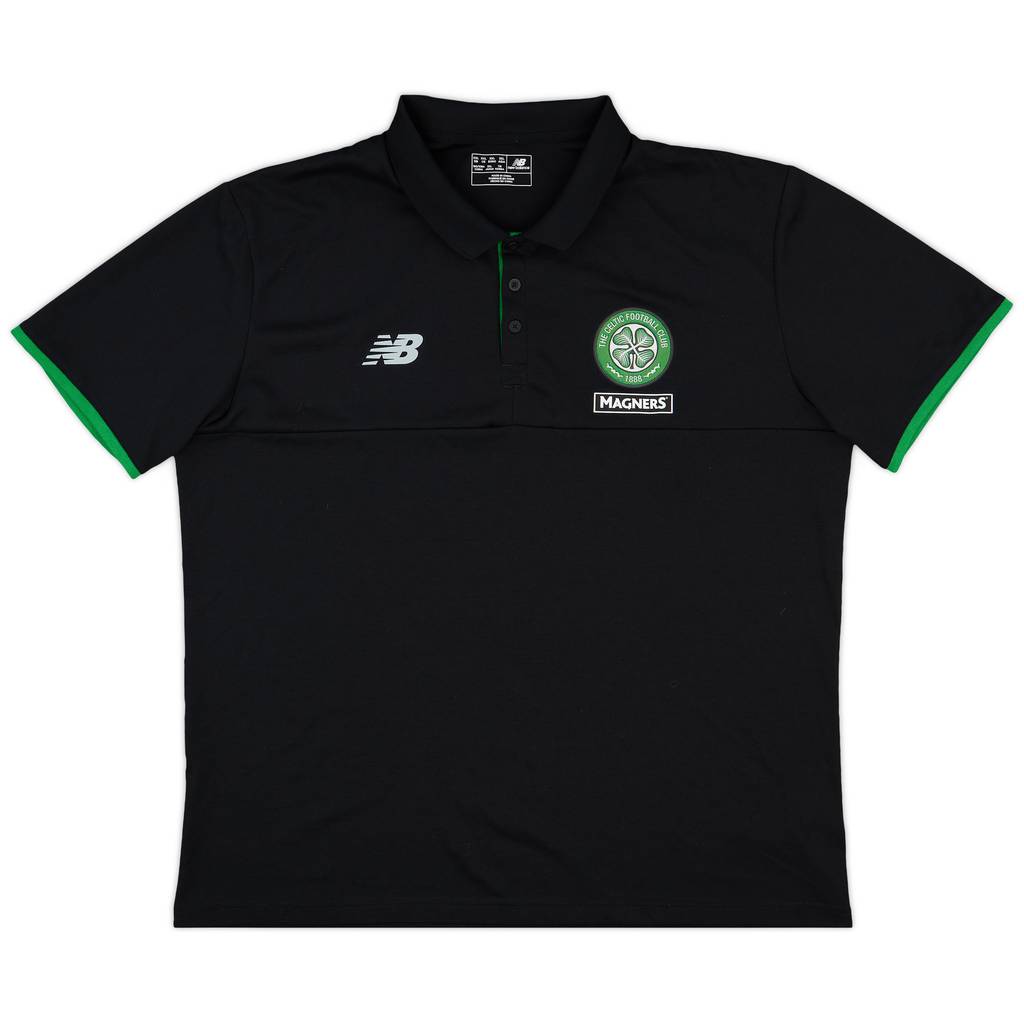 2016-17 Celtic New Balance Polo Shirt - 9/10 - (XXL)