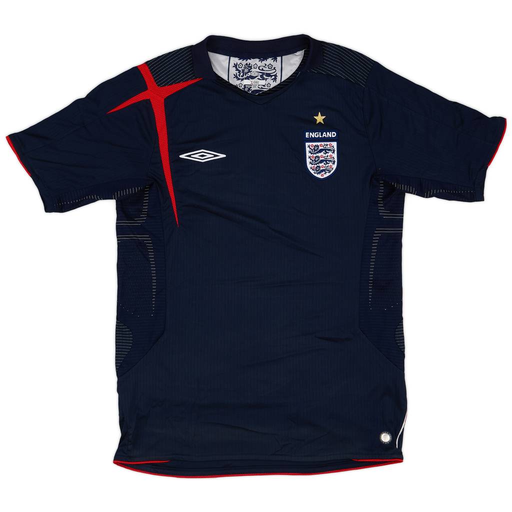 2005-06 England GK S/S Shirt - 8/10 - (S)