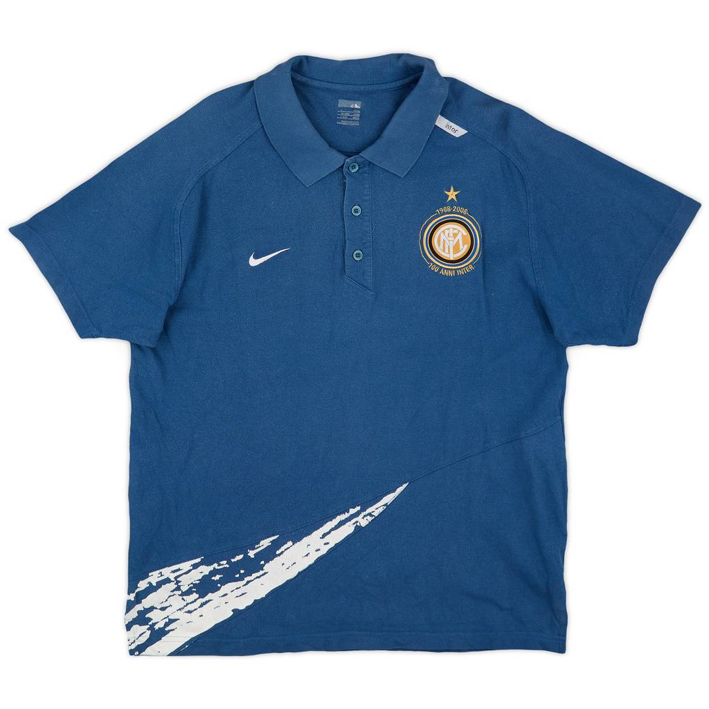 2008-09 Inter Milan Nike Polo Shirt - 7/10 - (L)