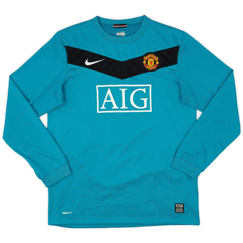 2009-10 Manchester United GK Shirt - 9/10 - (XL.Boys)