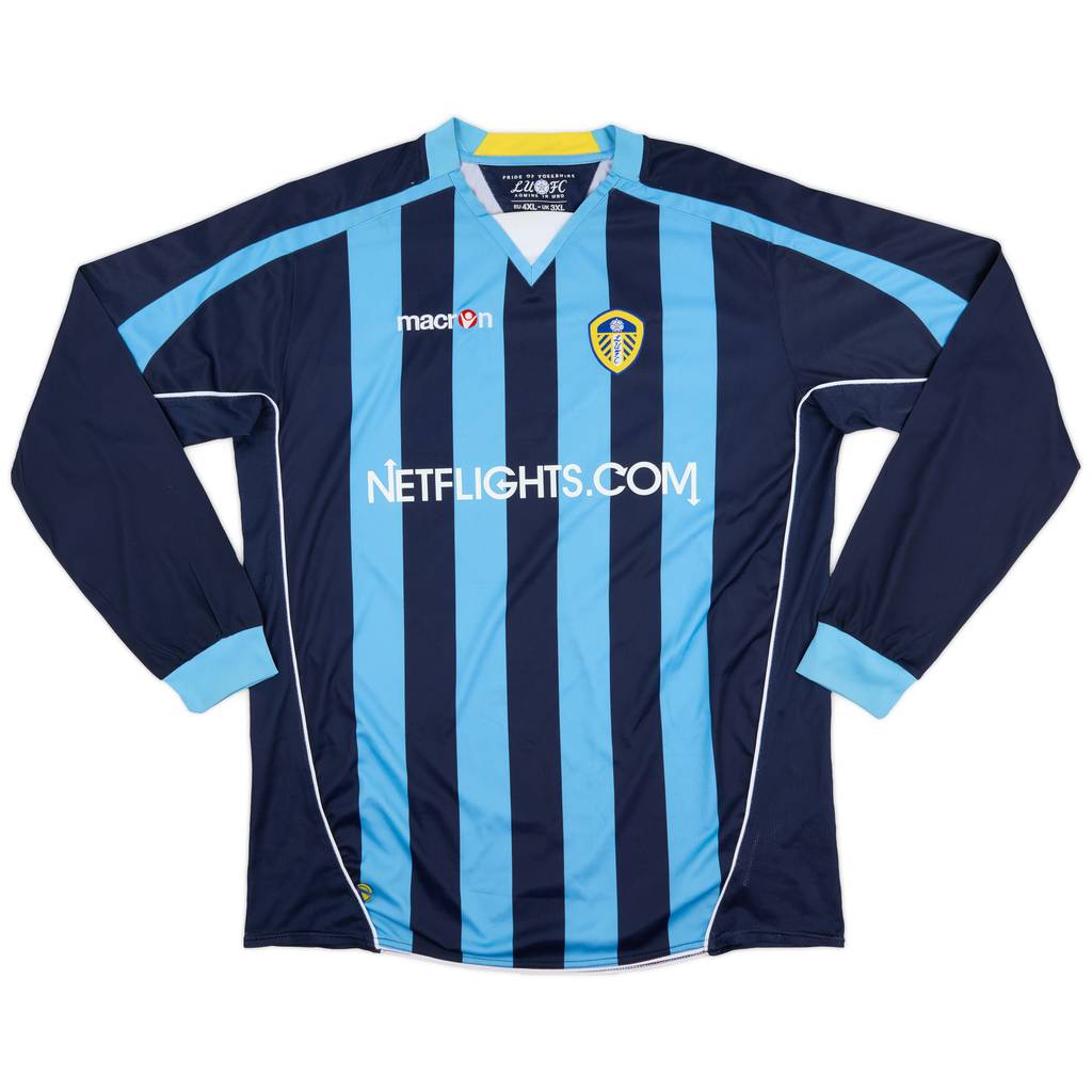 2008-09 Leeds United Away L/S Shirt - 6/10 - (3XL)