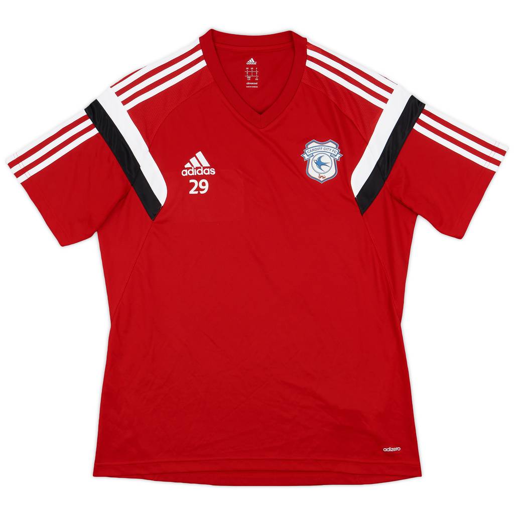 2015-16 Cardiff Player Issue adidas Training Shirt #29 - 9/10 - (L)