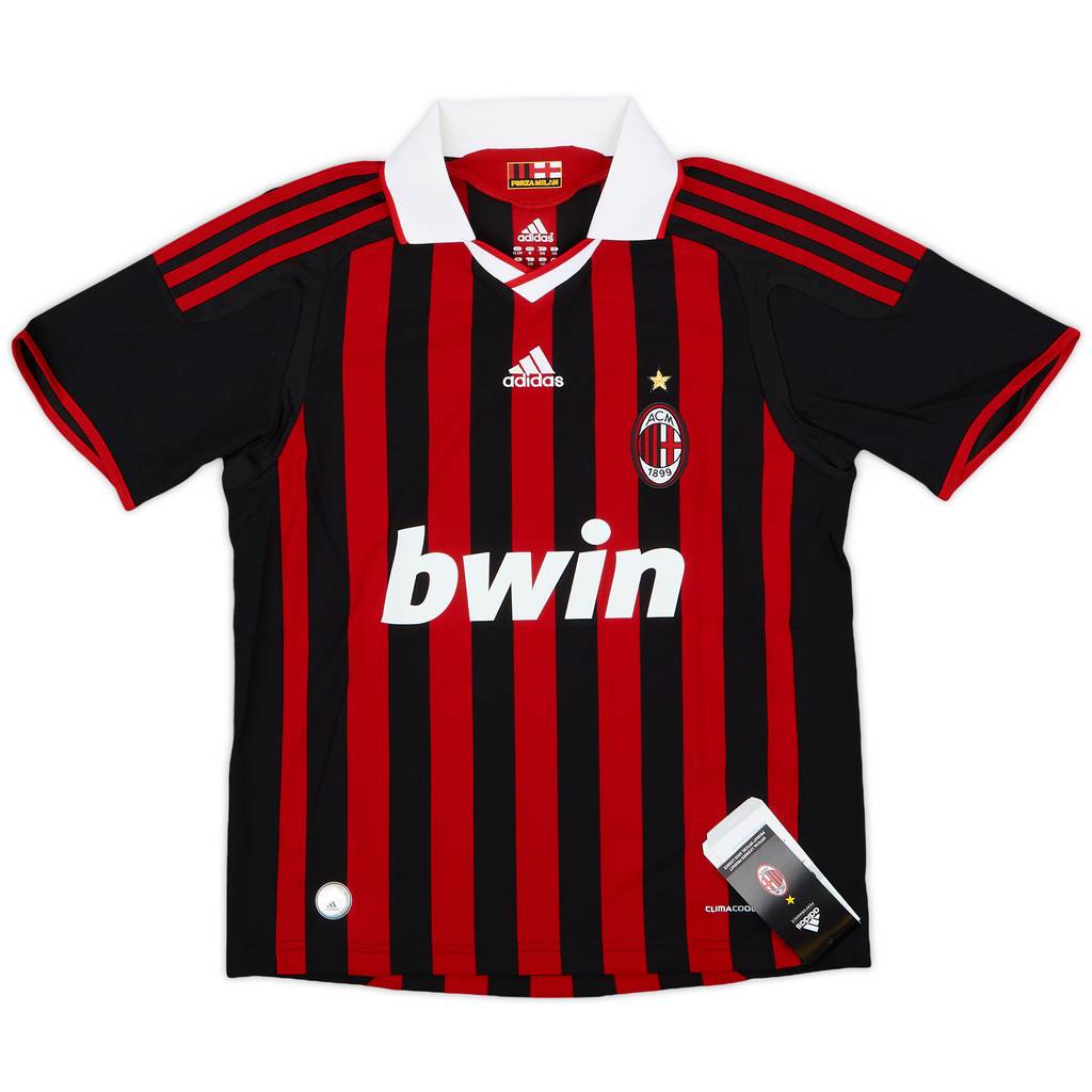 2009-10 AC Milan Home Shirt (M.Boys)