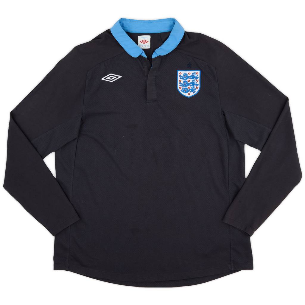 2011-12 England Away L/S Shirt - 7/10 - (XL)