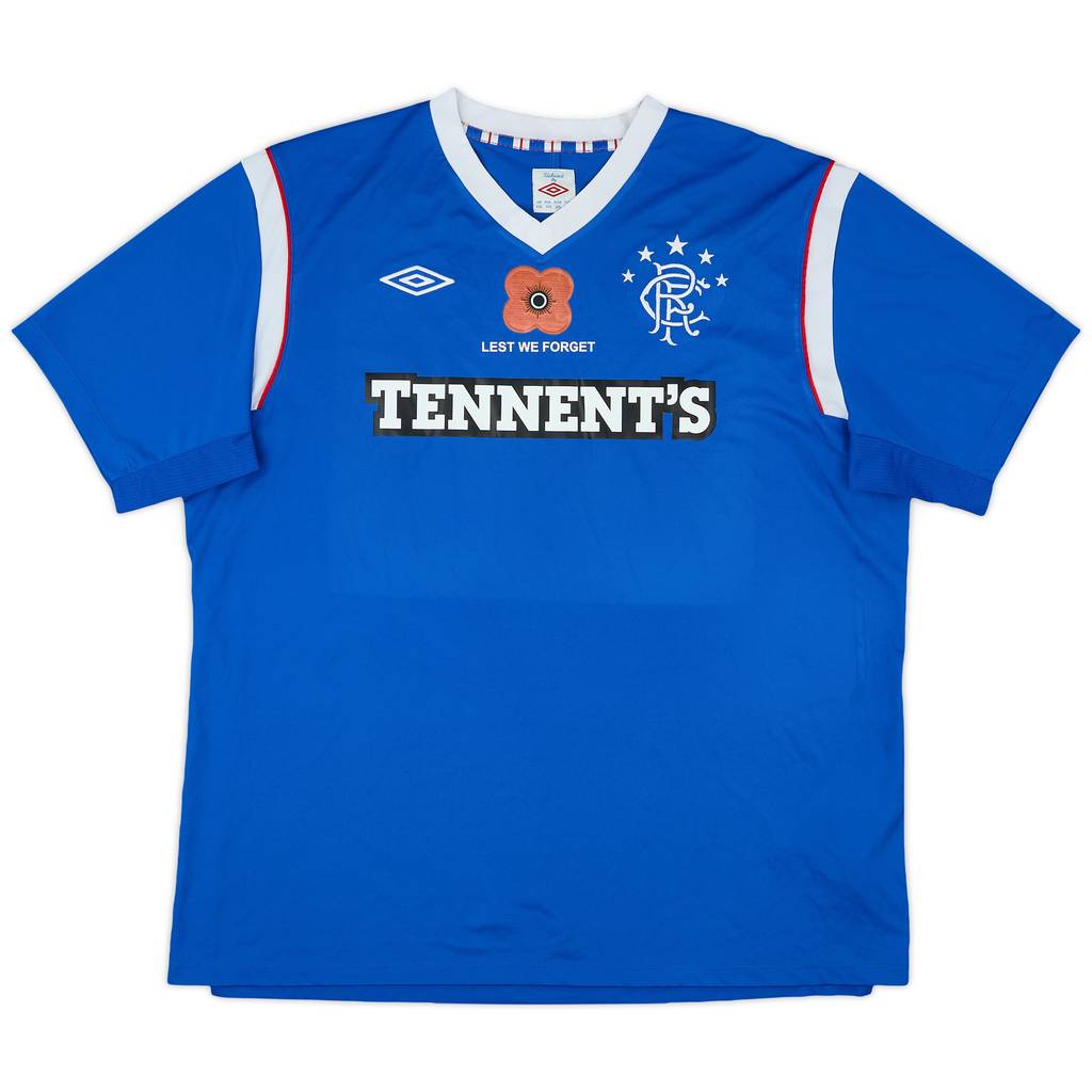 2011-12 Rangers "Poppy" Home Shirt - 7/10 - (XXL)