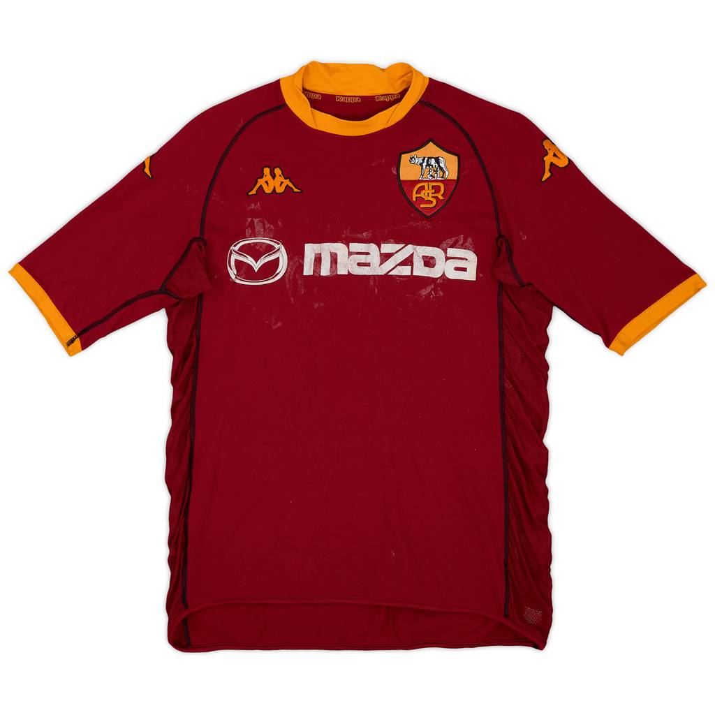2002-03 Roma Home Shirt - 4/10 - (XL)