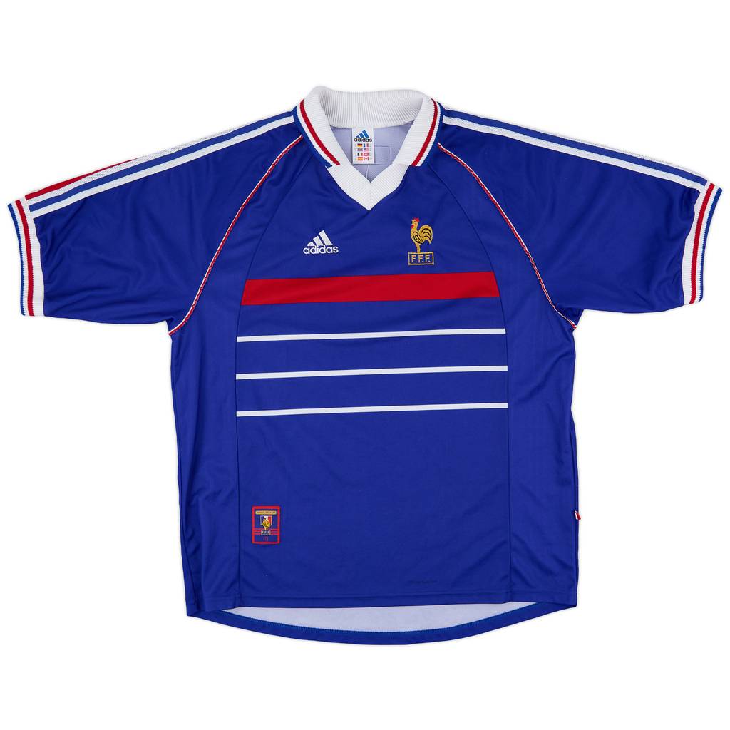 1998-00 France Home Shirt - 8/10 - (XL)
