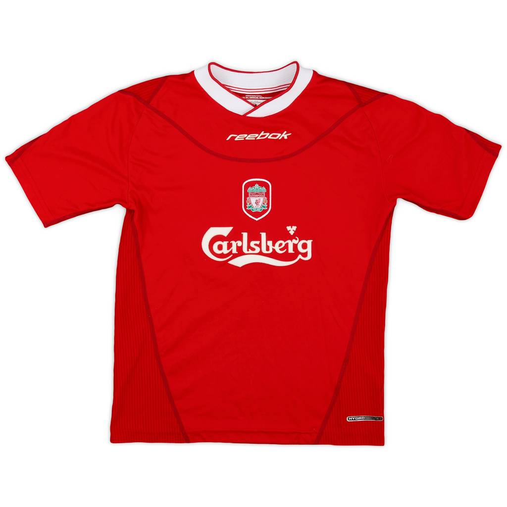 2002-04 Liverpool Home Shirt - 9/10 - (M.Boys)