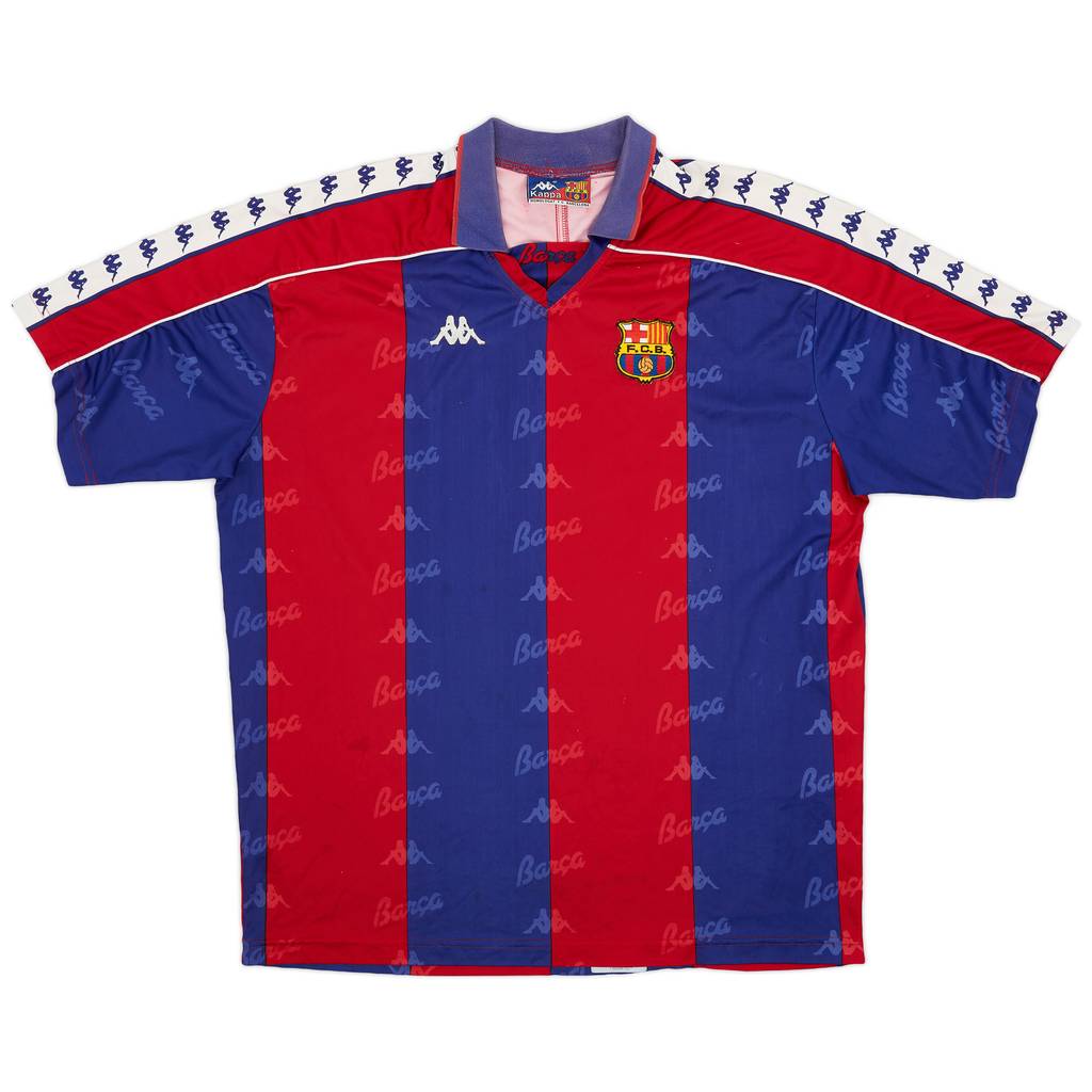 1992-95 Barcelona Home Shirt - 8/10 - (XL)