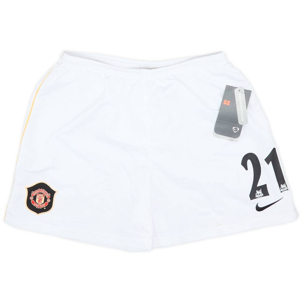 2006-07 Manchester United Away Shorts #21 (XL.Boys)