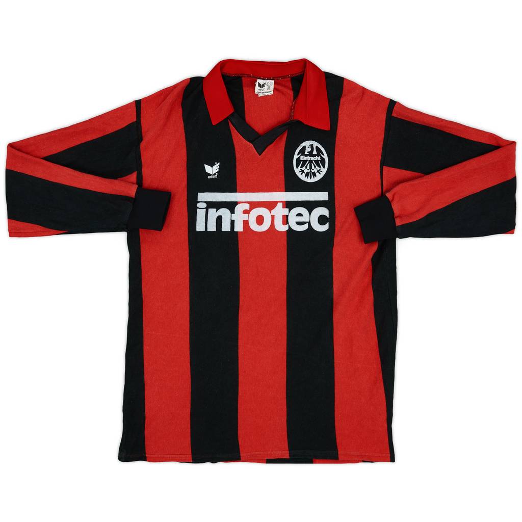 1983-84 Eintracht Frankfurt Home L/S Shirt - 8/10 - (L)