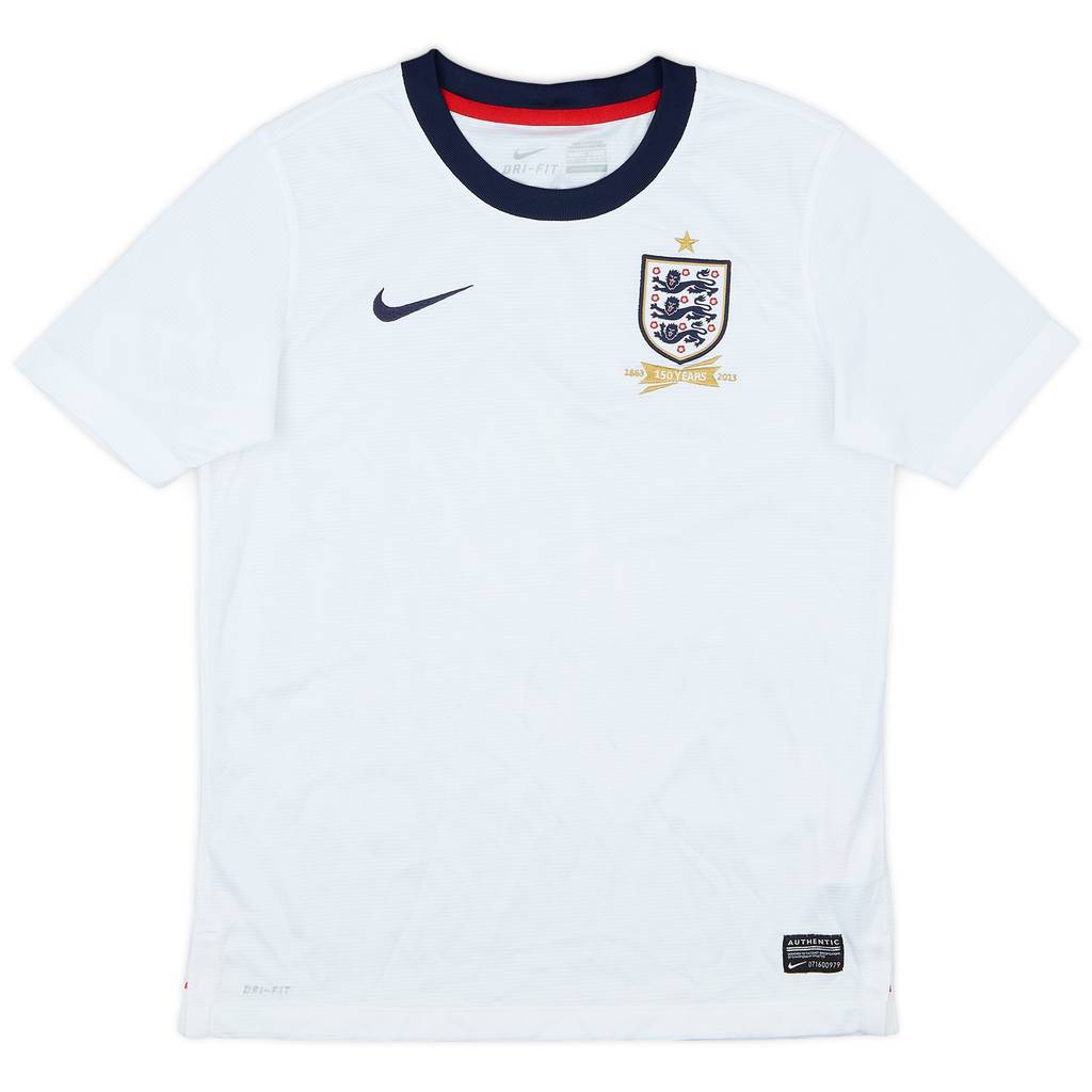 2013 England 150th Anniversary Home Shirt - 9/10 - (L.Boys)