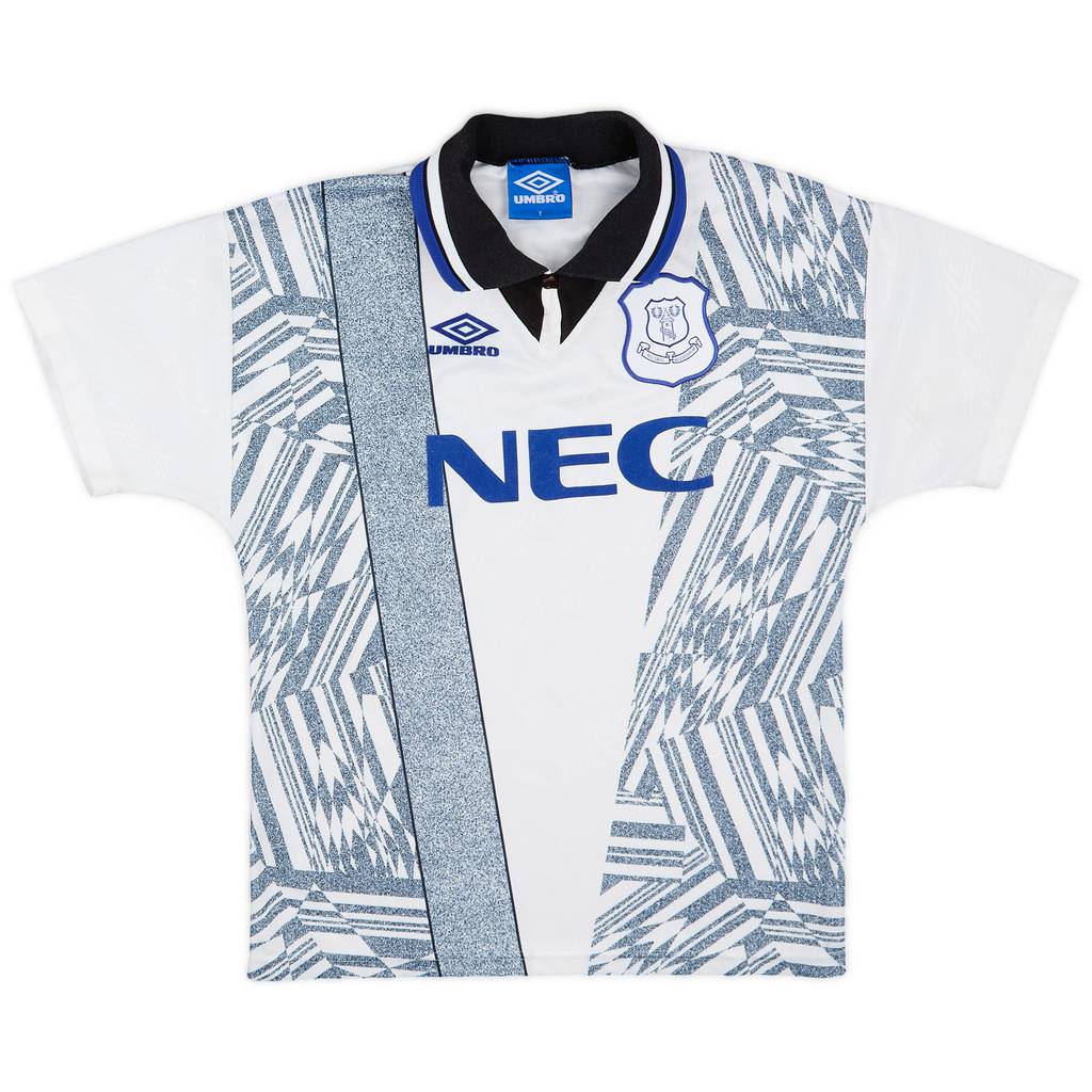 1994-95 Everton Away Shirt - 9/10 - (Y)