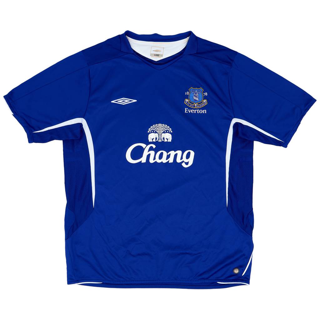 2005-06 Everton Home Shirt - 8/10 - (XL)