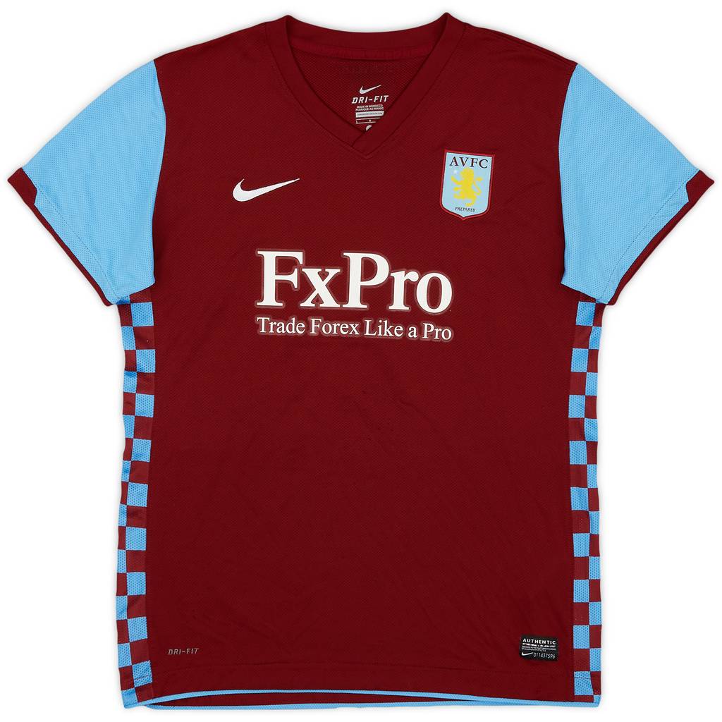 2010-11 Aston Villa Home Shirt - 8/10 - (Women's L)